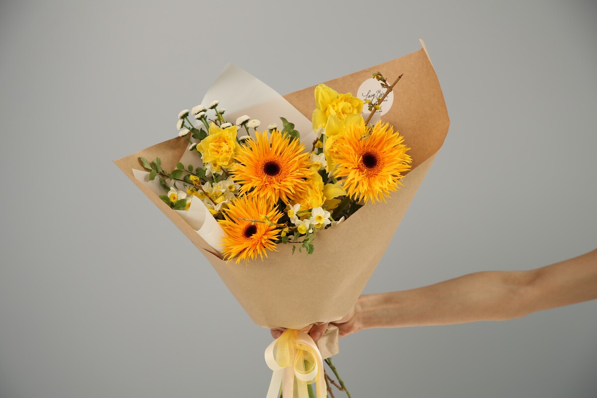 Bouquet called "Bright Awakening"