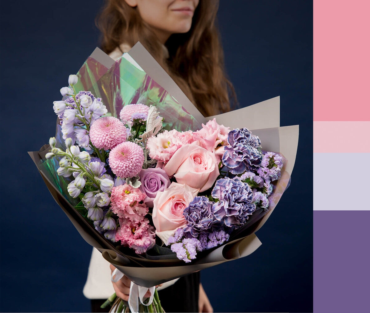 Spreading bouquet "Sunset Sea"