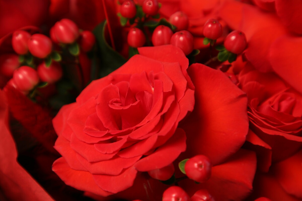 Bouquets of flowers called "Anti-Crisis Trio"