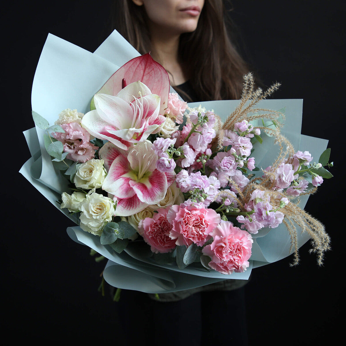 Spreading Bouquet "Pink mist"
